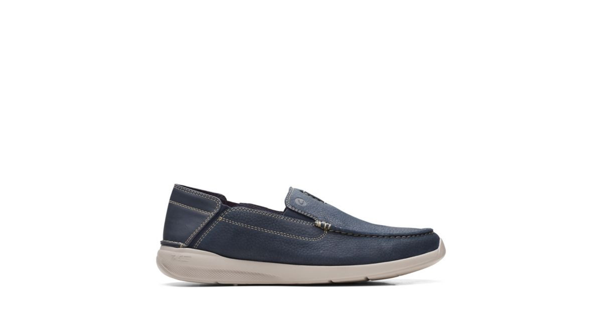 Gorwin Step Navy Nubuck | Clarks (US)