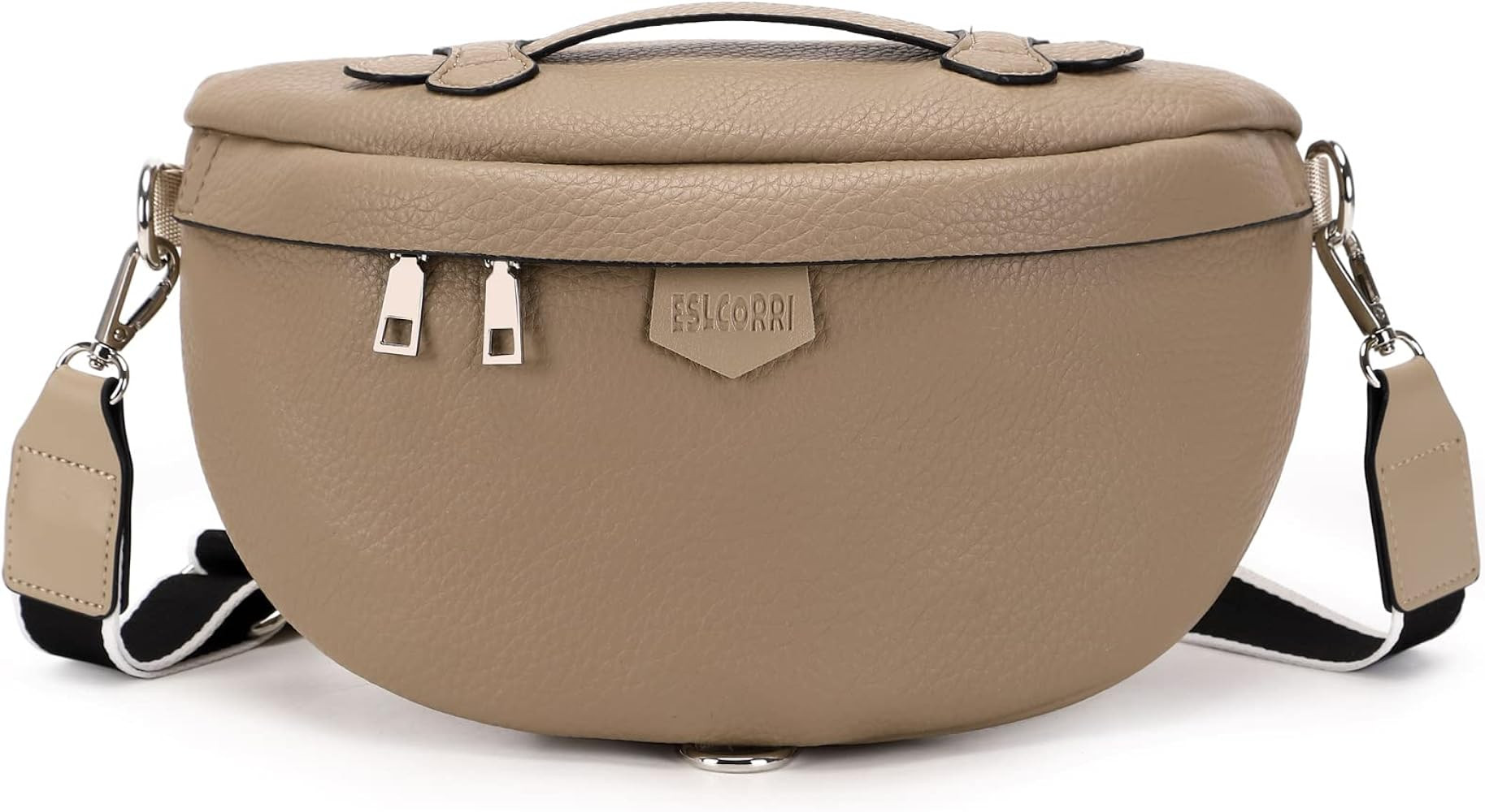 PU Leather Crossbody Bum Bags for Women Anti-theft Travel Fanny Pack | Amazon (US)