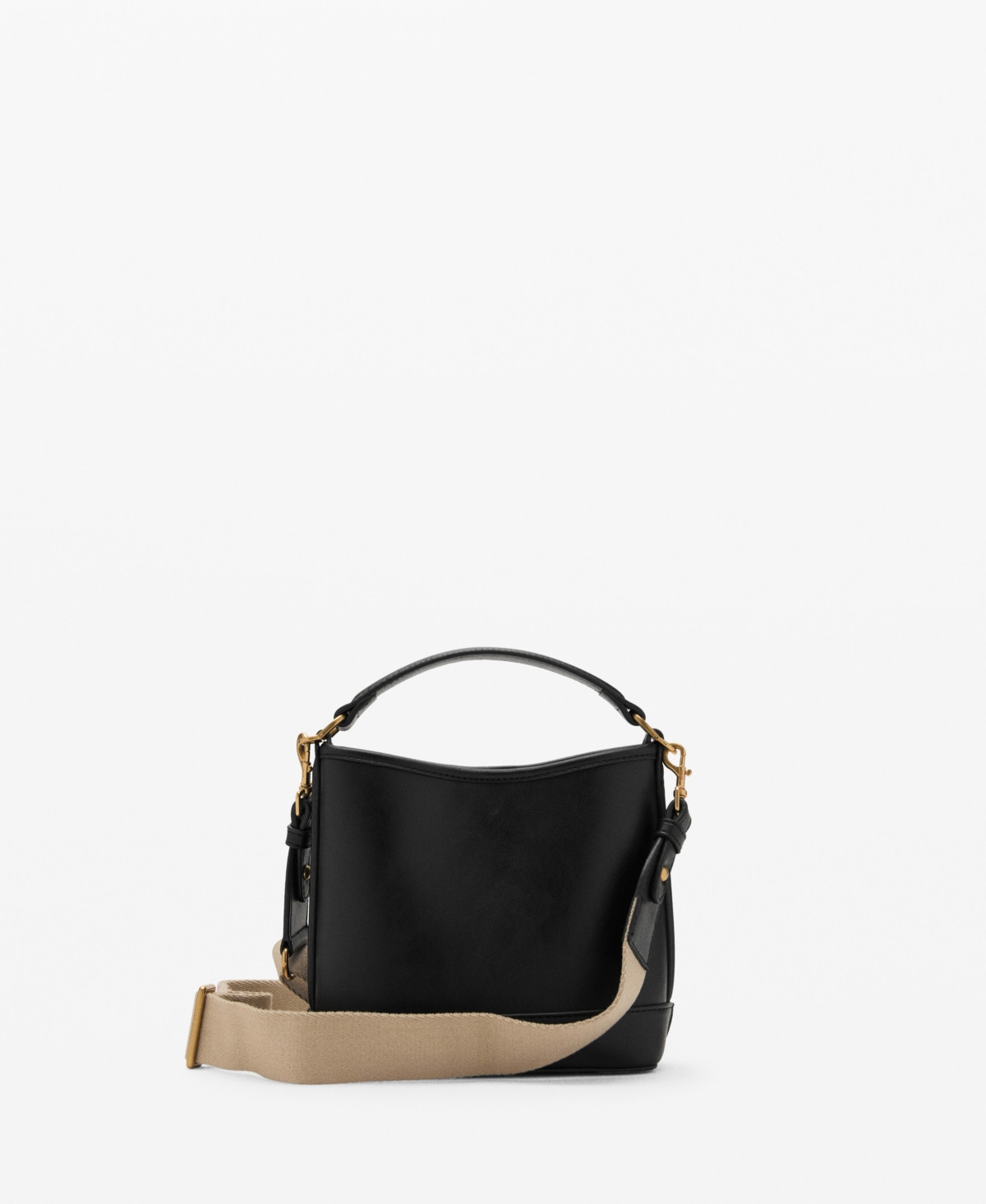 Mango Women's Small Bucket Bag - Black | Macy's