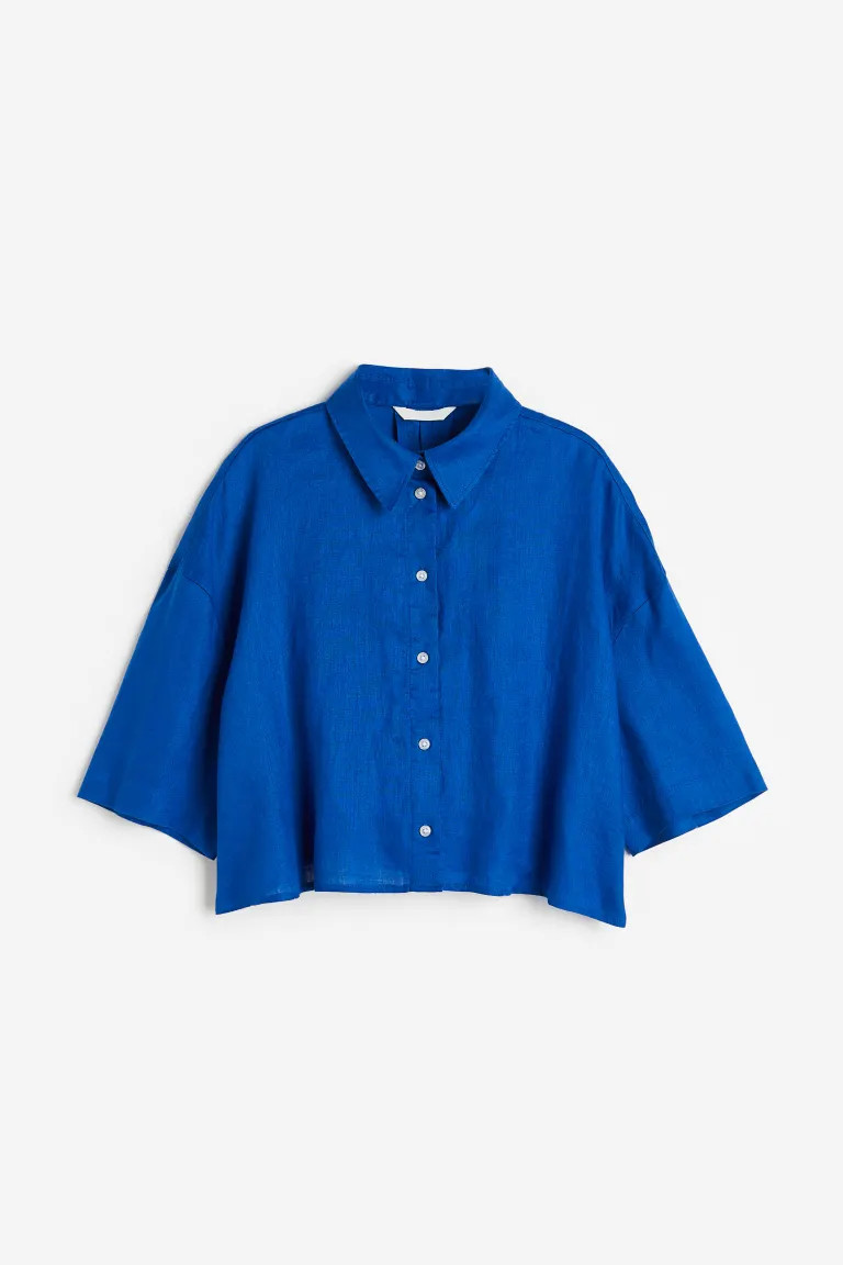 Oversized Linen Shirt | H&M (US + CA)