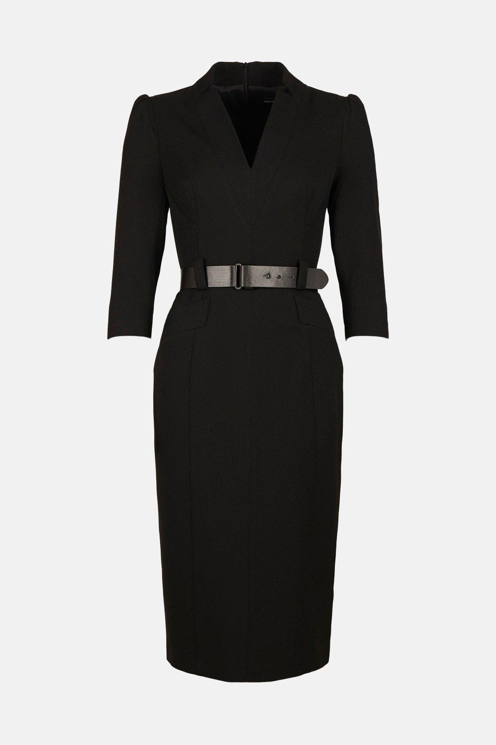 Forever Belted Midi Dress | Karen Millen US