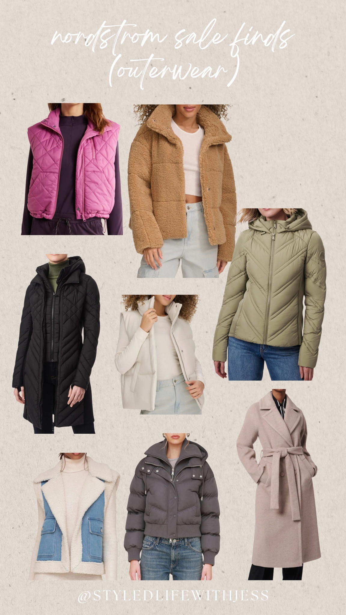 Some of the best items to shop during the Nordstrom sale are the outerwear. Sharing a few of the cute options I found here. 

Nordstrom sale, N sale, coats, coat sale, outerwear, affordable fashion, puffer vest, puffer coat, teddy coat 

#LTKSeasonal #LTKSummerSales #LTKSaleAlert