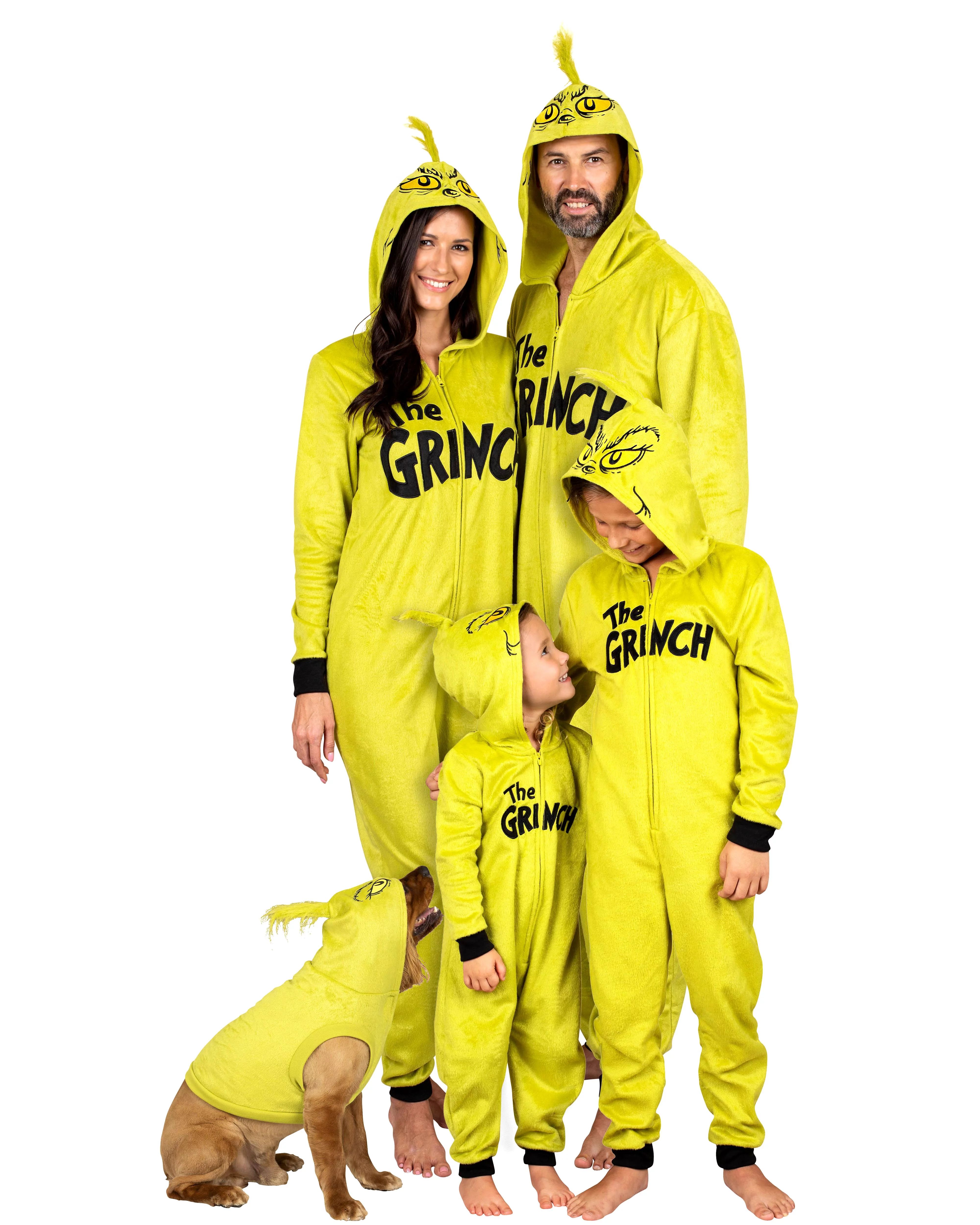 Dr. Seuss The Grinch Mens Union Suit Onesie Pajama Costume with Hood, Dad, Size: L/XL - Walmart.c... | Walmart (US)