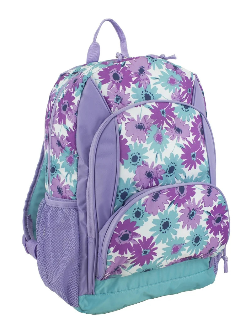 Eastsport Unisex Triple Pocket Backpack, Spring Floral | Walmart (US)