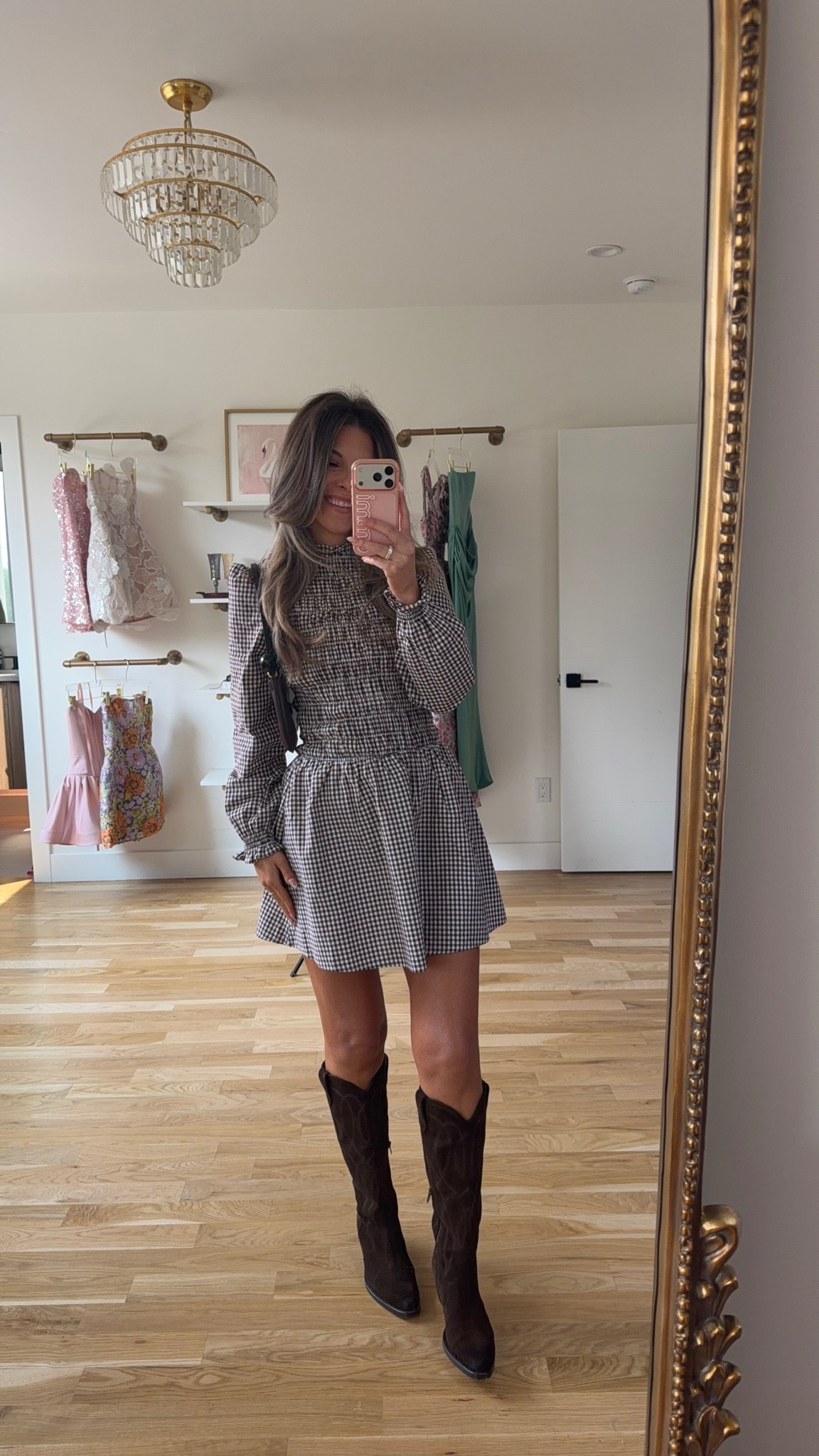 gingham mini dress with a ruffled high neck, smocked waist, and tiered skirt cupshe vacation and resortwear under $45 for every destination 🌴

Cupshe code: chic

I’m 5’4” and wearing my usual smalls in all!

dresses, resortwear, resort outfits, vacation outfits, vacation dresses, beach vacation outfits, summer vacation outfits, tropical vacation outfits, vacation outfit ideas, summer dresses, casual summer outfits, summer outfit ideas, everyday summer outfits, summer fashion finds, fall dresses, travel, trip

#LTKTravel #LTKSeasonal #LTKU