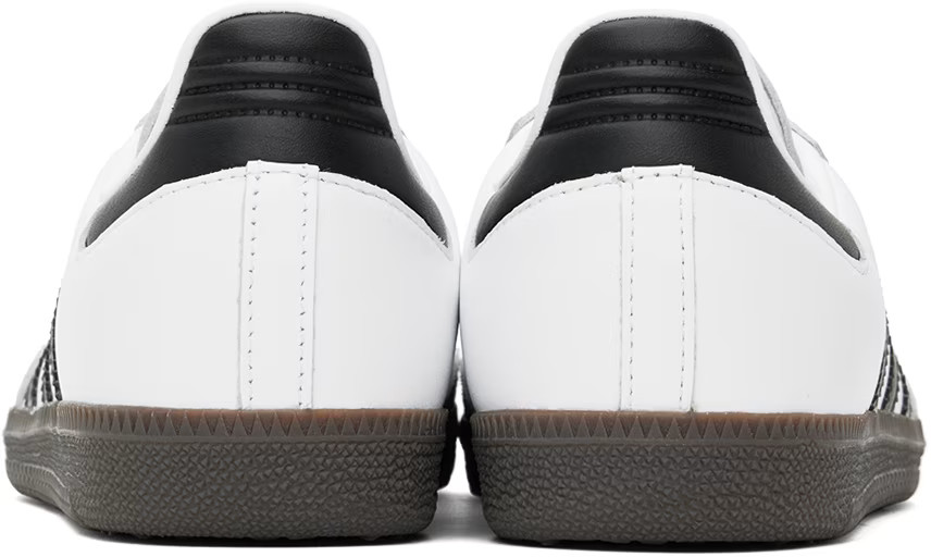 White &amp; Black Samba OG Sneakers | SSENSE