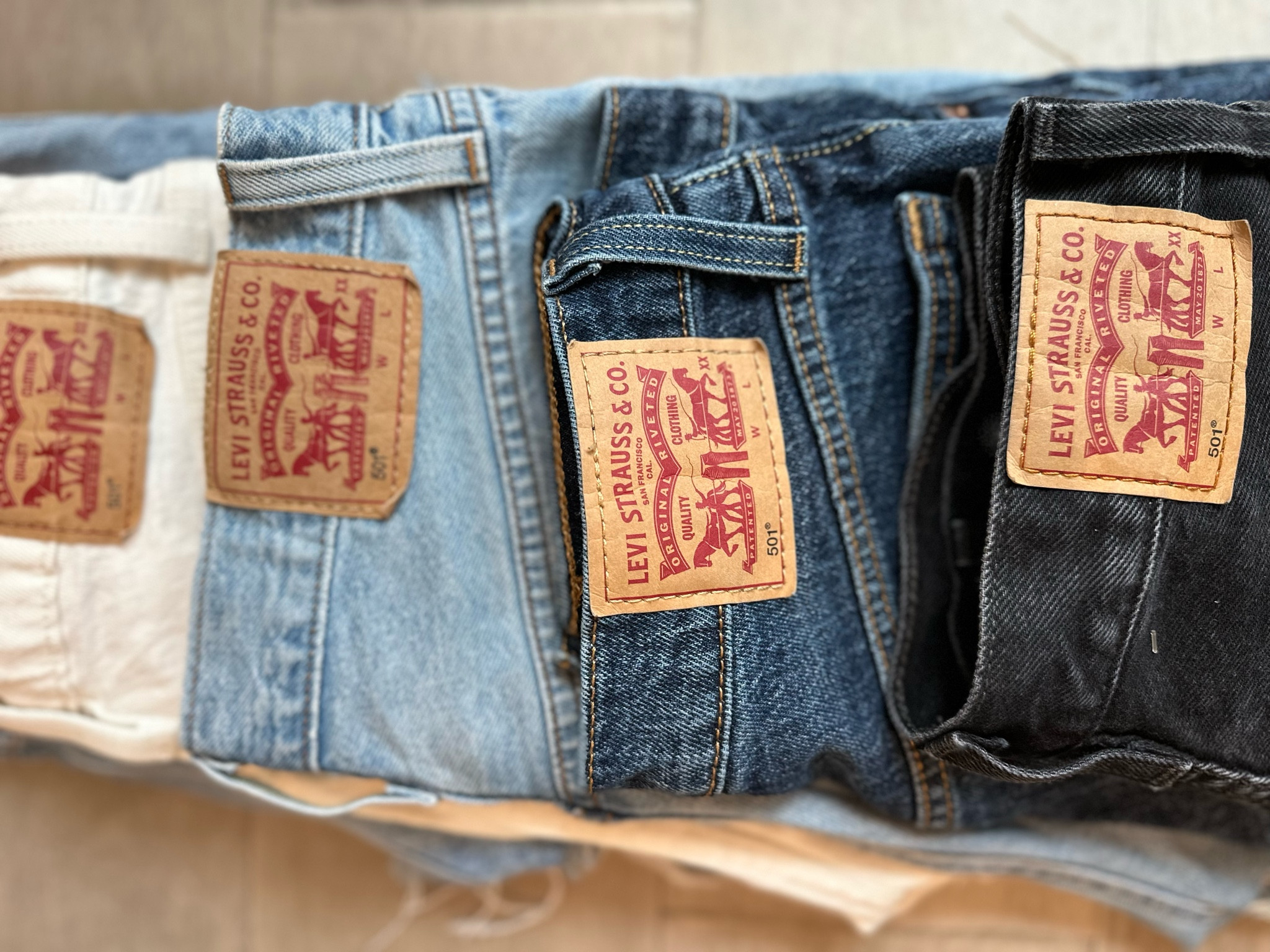 Levi shorts! 
The black, and light wash are NOT stretchy! White and Dark wash are stretchy. 🖤 #denim #shorts #summer 

#LTKSeasonal #LTKfindsunder100