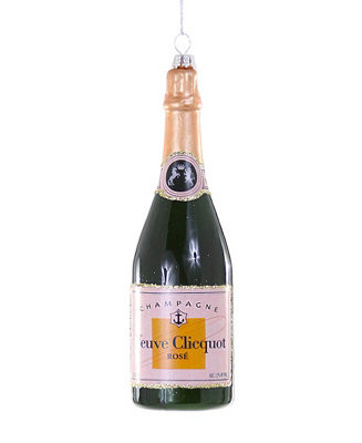 Cody Foster & Co. Champagne Rose Glass Ornament - Macy's | Macy's