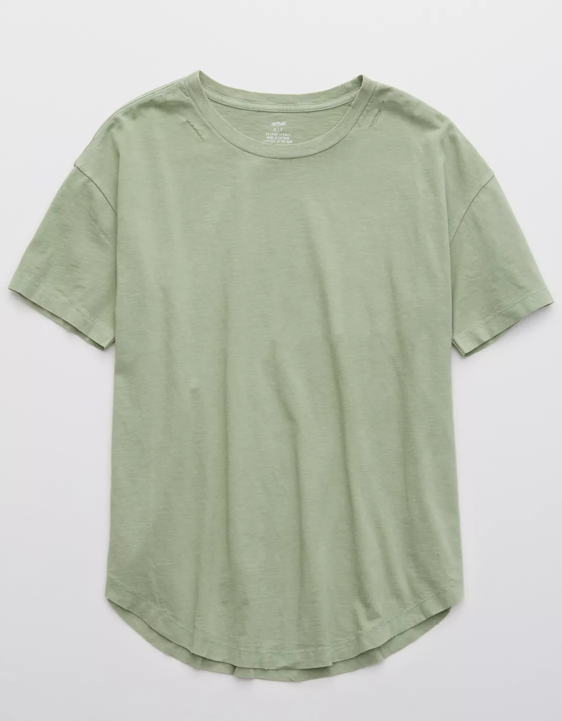 Aerie Destroyed Boyfriend T-Shirt | American Eagle Outfitters (US & CA)