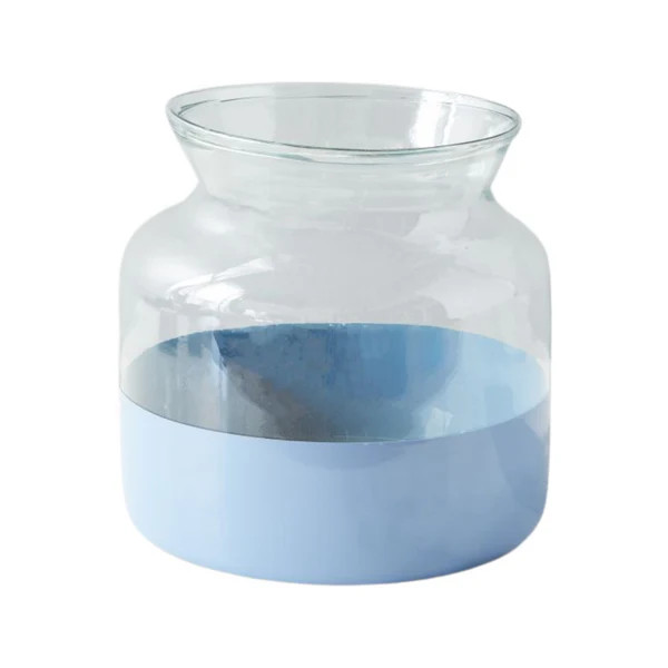 Cornflower Blue Colorblock Flower Vase | Mintwood Home