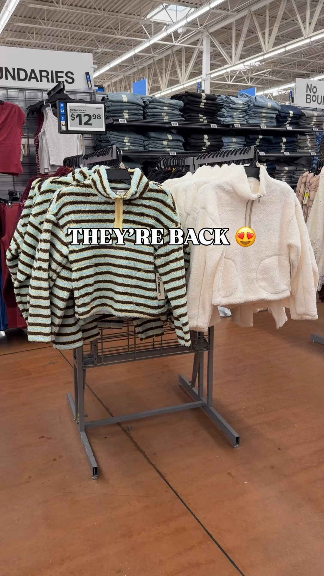 THEY’RE BACK 😍 Our favorite plush quarter zip hoodies are back at Walmart for only $12.98!! 👀 I linked the matching shorts too! Comment BACK for the link 🔗 #walmartpartner #walmartstyle #walmartfashion

#LTKSeasonal #LTKootd