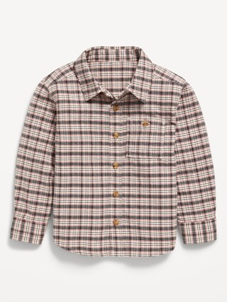 Long-Sleeve Plaid Pocket Shirt for Baby | Old Navy (CA)