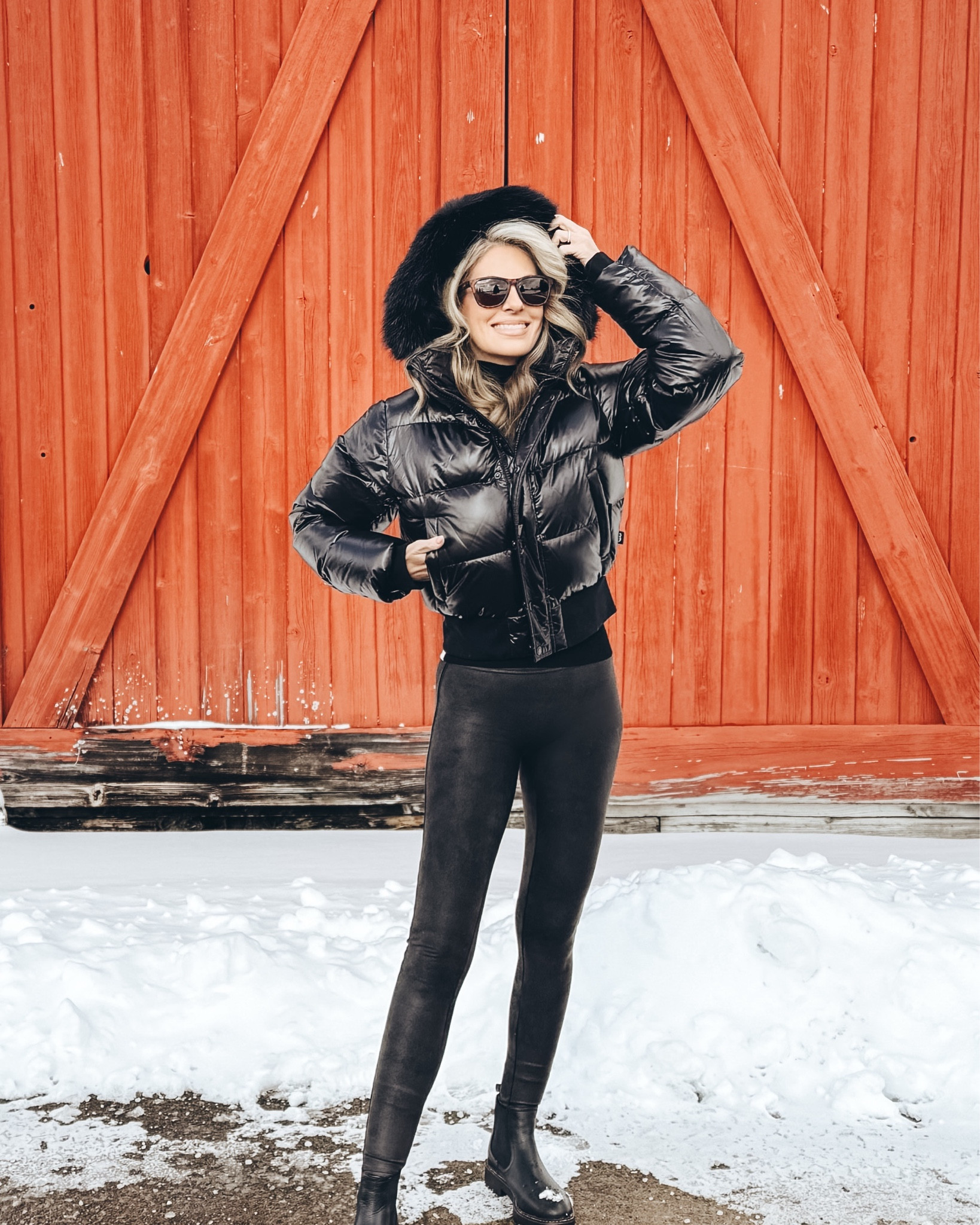 This faux fur jacket is the moment 🤍✨ I am living in this cozy, luxe layer from Aritzia—it instantly elevates any winter outfit and actually keeps me warm (no sacrificing style for comfort here). Paired with my go-to Spanx fleece-lined leggings, this combo is flattering, smoothing, and perfect for cold days when you still want to look put together. Chic, cozy, and 100% worth it.

Tap to shop both pieces and thank me later 🛍️🔥

#LTKStyle #LTKWinter #FauxFurJacket #AritziaStyle #SpanxLeggings #FleeceLinedLeggings #WinterOutfitInspo #ColdWeatherStyle #CozyChic #WomenOver30Style #EverydayLuxury

#LTKootd #LTKHoliday #LTKActive