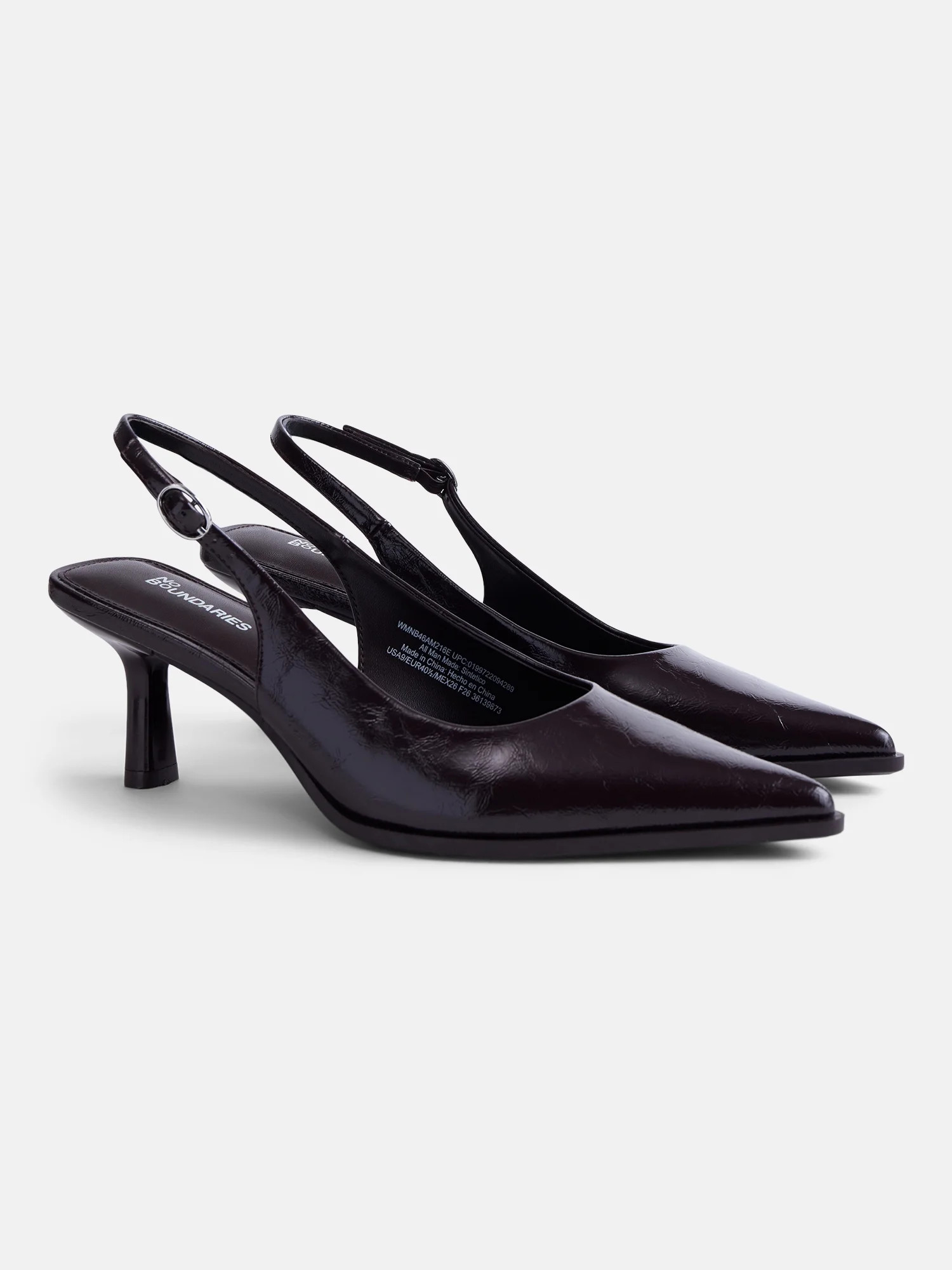 No Boundaries Women's Pointy Toe Heels | Walmart (US)