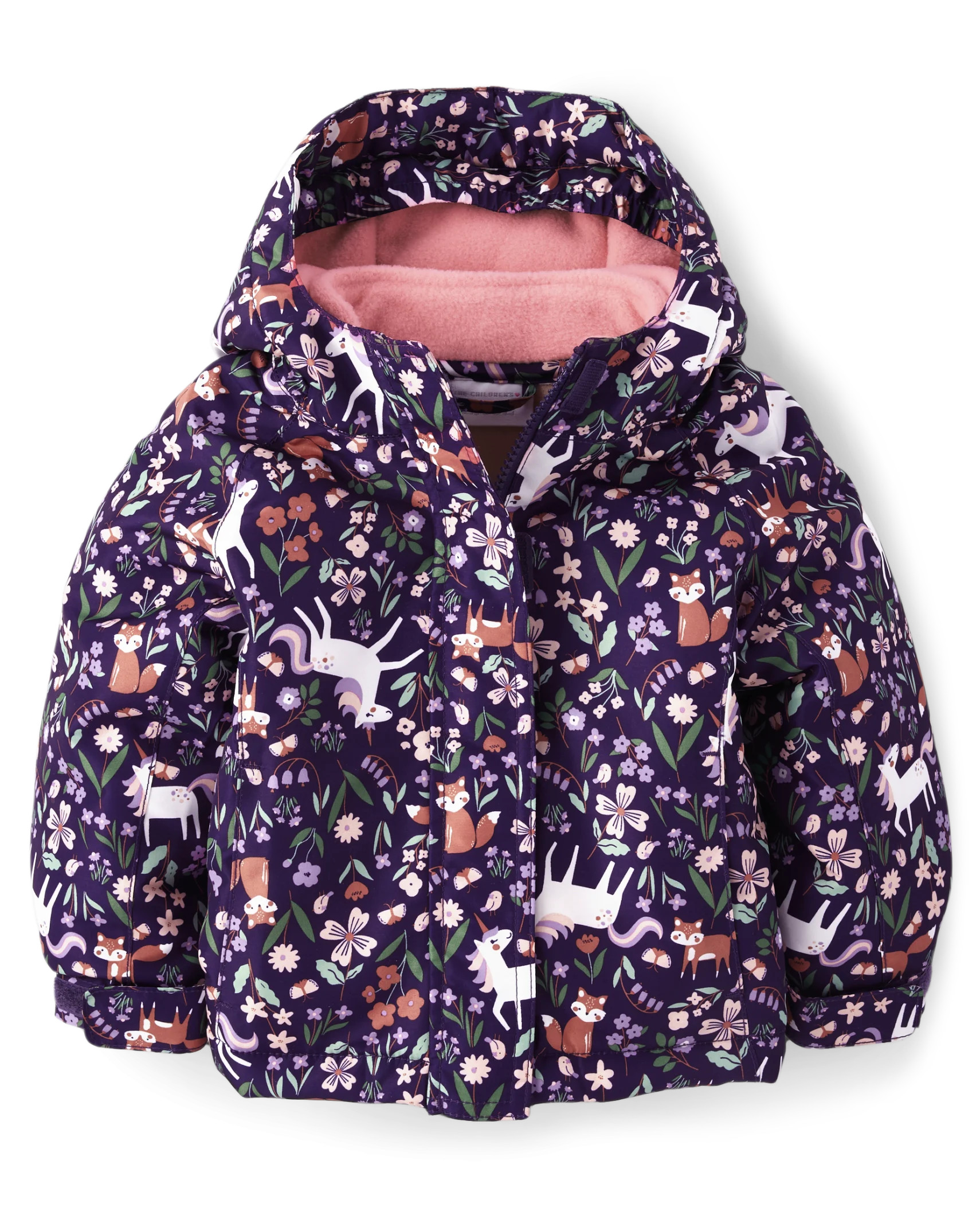 Toddler Girls Long Raglan Sleeve Print 3 in 1 Jacket | The Children's Place  - EMPIRE PURPLE | The Children's Place