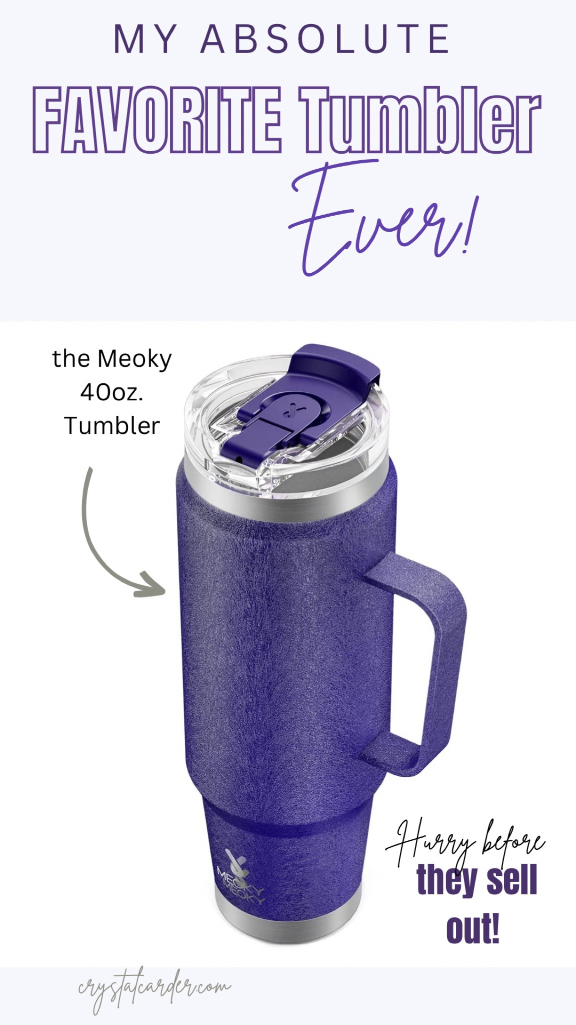 MEOKY Tumbler Mug - I LOVE ALL THEIR PRODUCTS!! 