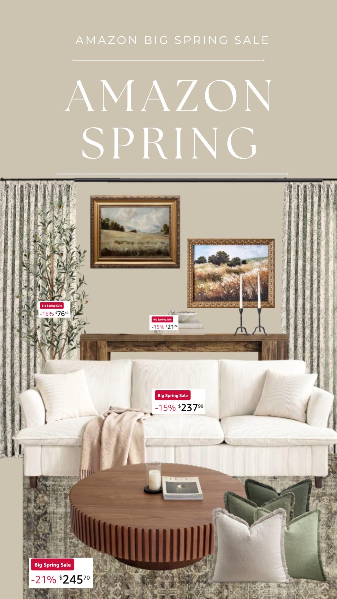 Sale alert! Loving these cozy home essentials to spruce up my living space! Perfect for adding a touch of comfort. • • • home decor, living room, farmhouse, comfort, coffee table, area rug, throw pillows Loving this new Amazon home decor! Perfect for adding a to



#LTKHome #LTKSaleAlert