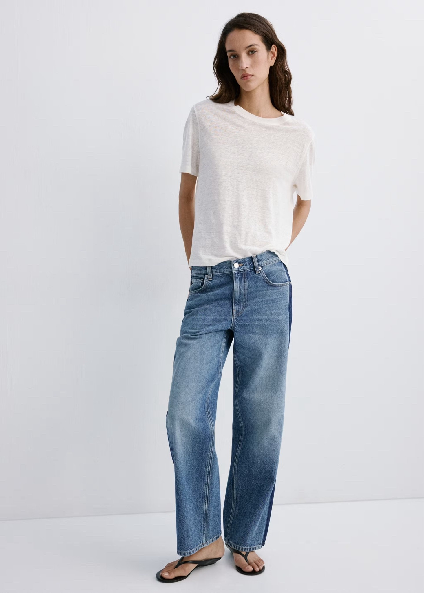 LOW-RISE STRAIGHT-LEG JEANS WITH CONTRAST STRIPE

#LTKdayinmylife #LTKxAbercrombie #LTKmomlife