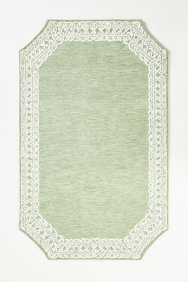 Avondale Hand-Tufted Wool-Viscose Blend Shaped Rug | Anthropologie (US)