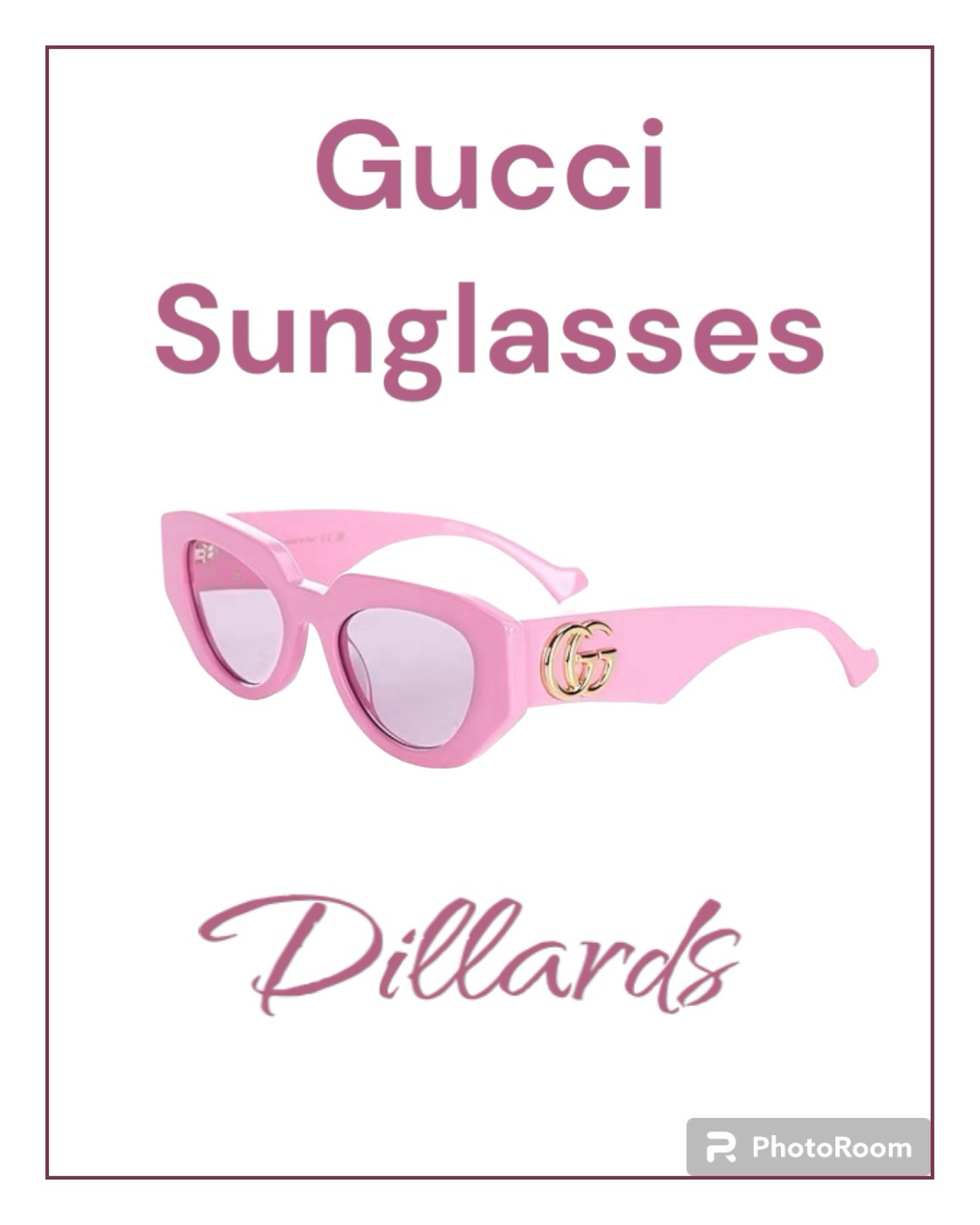 Pink NEW Gucci sunglasses at Dillards. 

#gucci
#pinksunglasses

#LTKSeasonal #LTKtravel