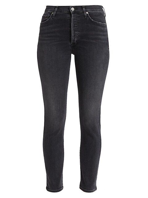 Olivia High-Rise Slim-Fit Jeans | Saks Fifth Avenue