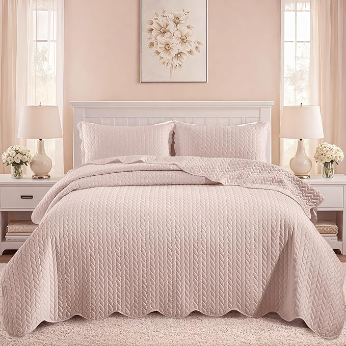 IR Imperial Rooms Twin Quilt Bedding Set Size (68” x 86”) + 1 Pillow Shams (20” x 26” + 2... | Amazon (US)