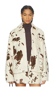 Lovers and Friends Nash Jacket in Cow Print from Revolve.com | Revolve Clothing (Global)