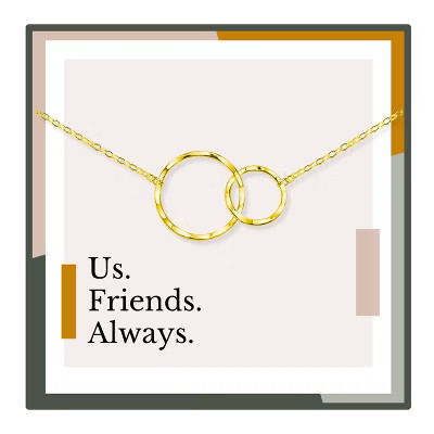 HOPE LOVE SHINE Friendship Necklace Gift Best Friends Birthday Christmas Us. Friends. Always. 2 Ring Necklace | Target