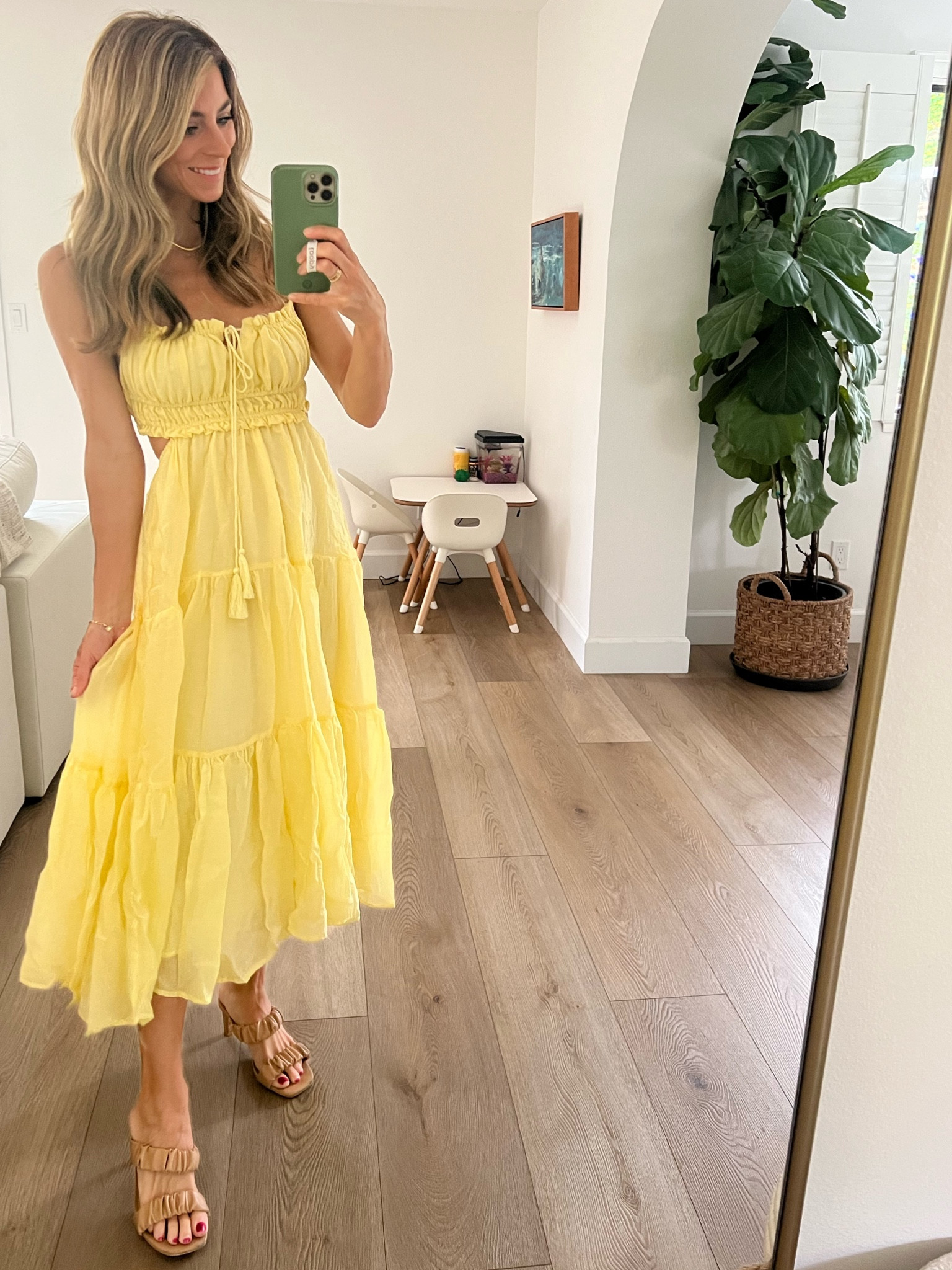 This is such a beautiful dress 💛 i saw another girl wearing it, & found it on amazon! It is sheer-ish so wear nude panties & a strapless bra. Affordable enough to make this amazon purchase worth it! Now i need somewhere to wear it!

Yellow dress, wedding guest dress, birthday dress, Taylor swift concert, concert dress, gender reveal dress, sundress

#LTKSeasonal #LTKFind #LTKunder50