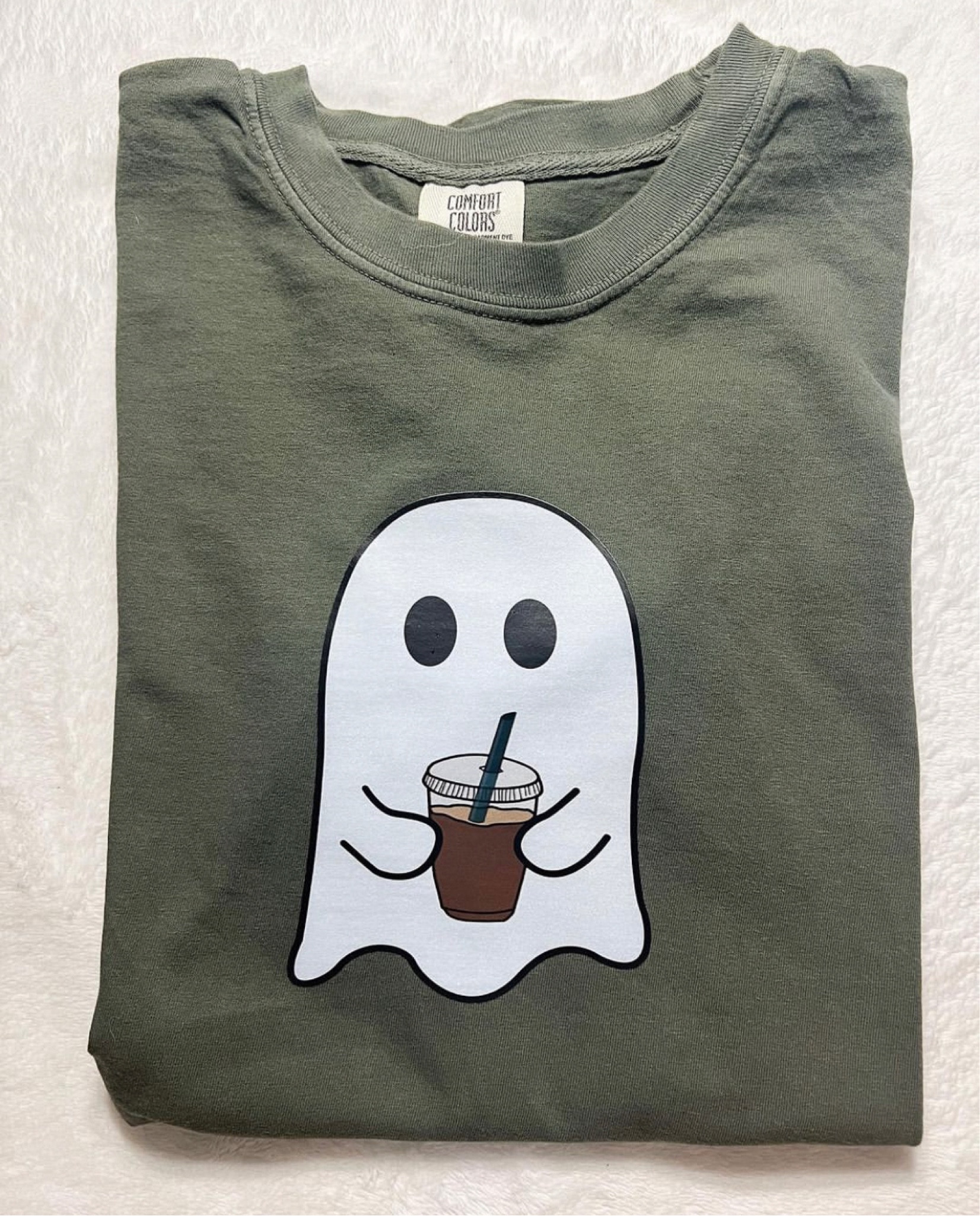 Cute Ghost Coffee Tee
