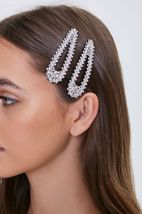 Rhinestone Snap Clip Set | Forever 21 (US)