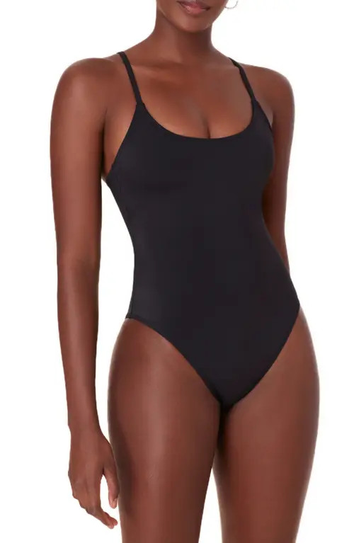 Andie The Amalfi One-Piece Swimsuit in Black at Nordstrom, Size Medium | Nordstrom