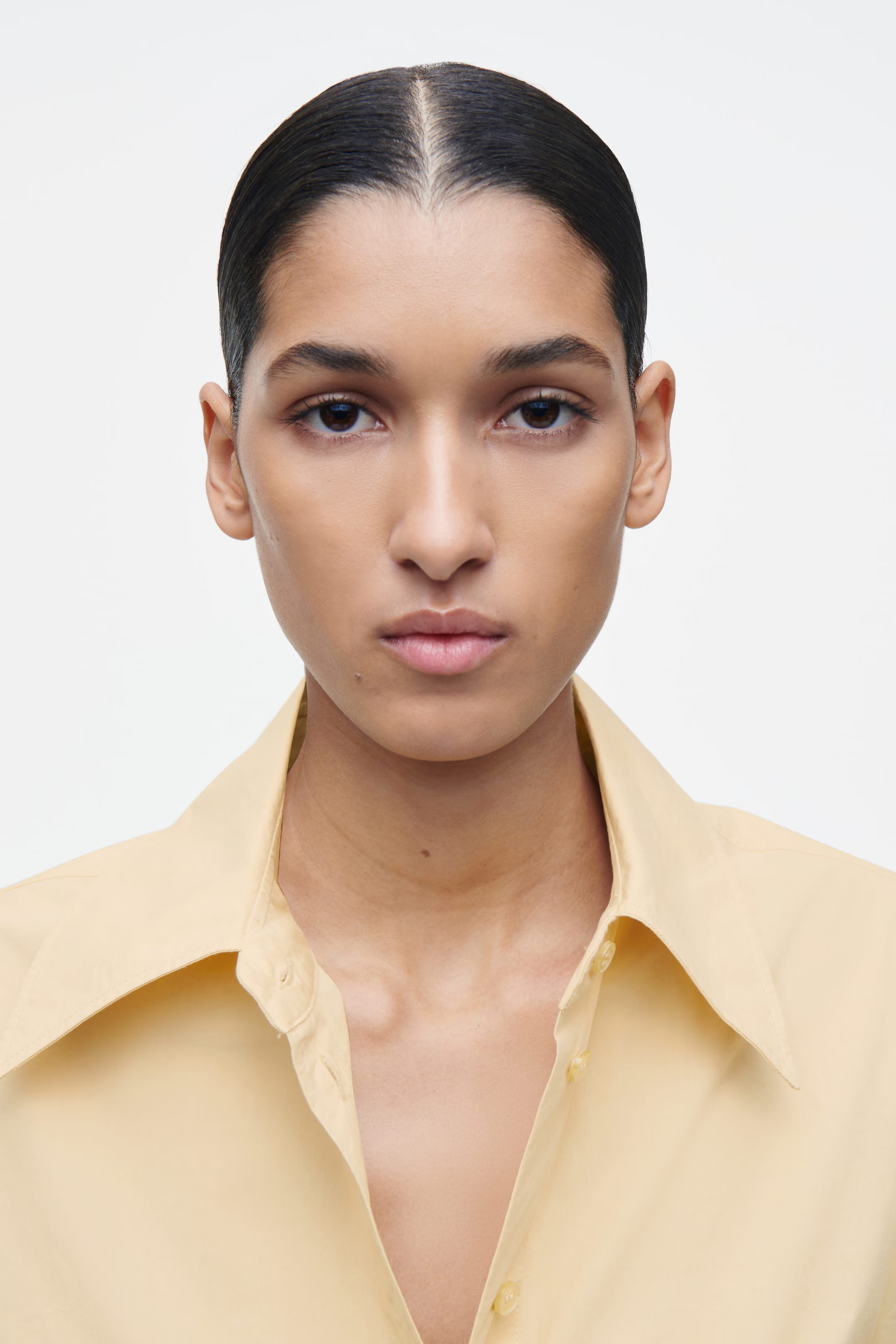 OVERSIZED TAILORED SHIRT - YELLOW | COS UK