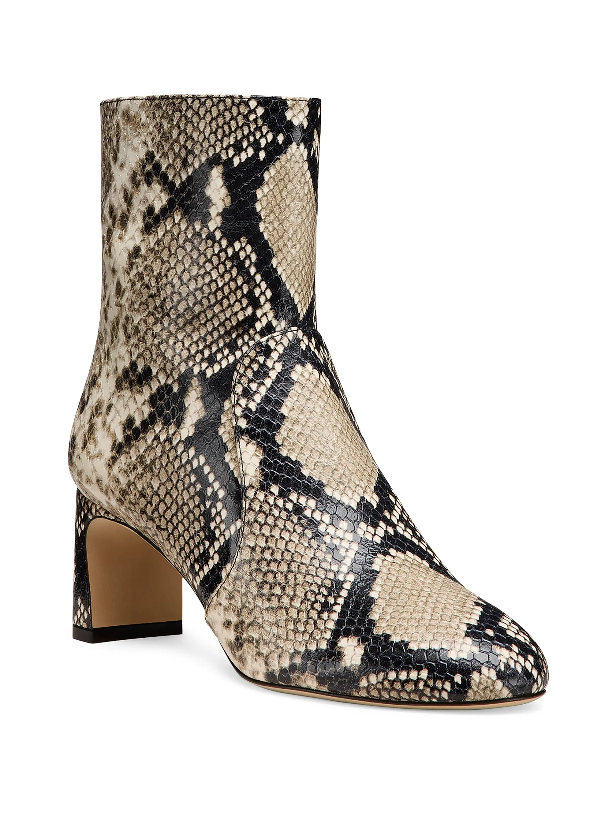 Babette 60MM Snake-Embossed Leather Boots | Saks Fifth Avenue