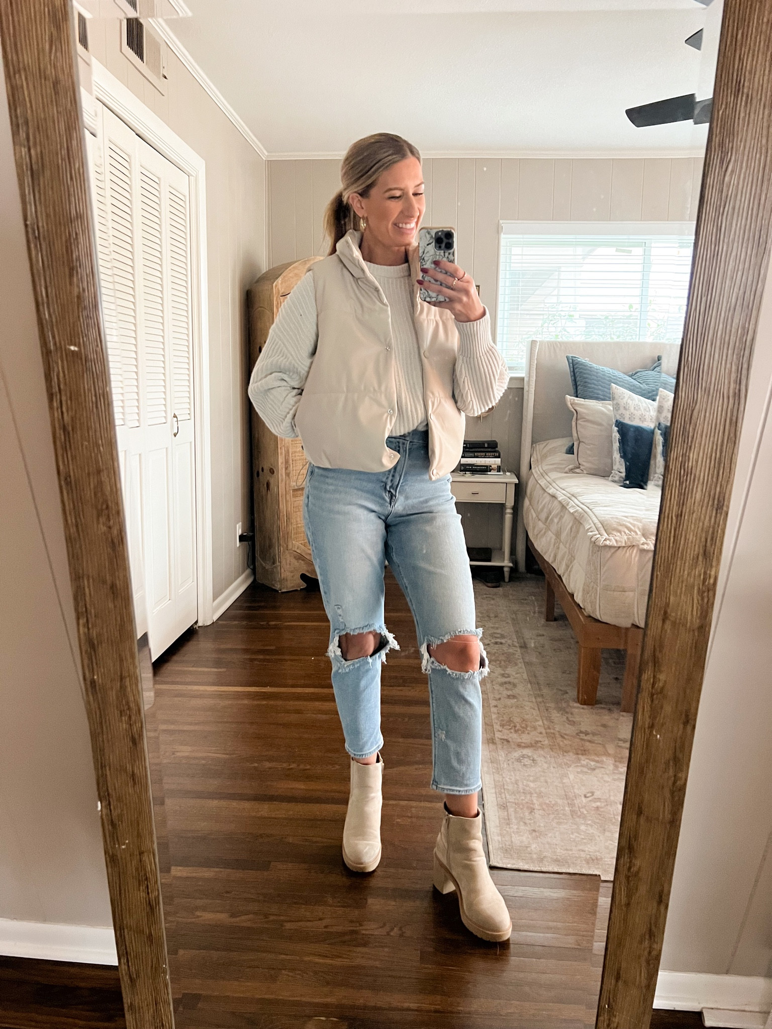 Cozy outfit under $50. 

#LTKSeasonal #LTKstyletip #LTKfindsunder50