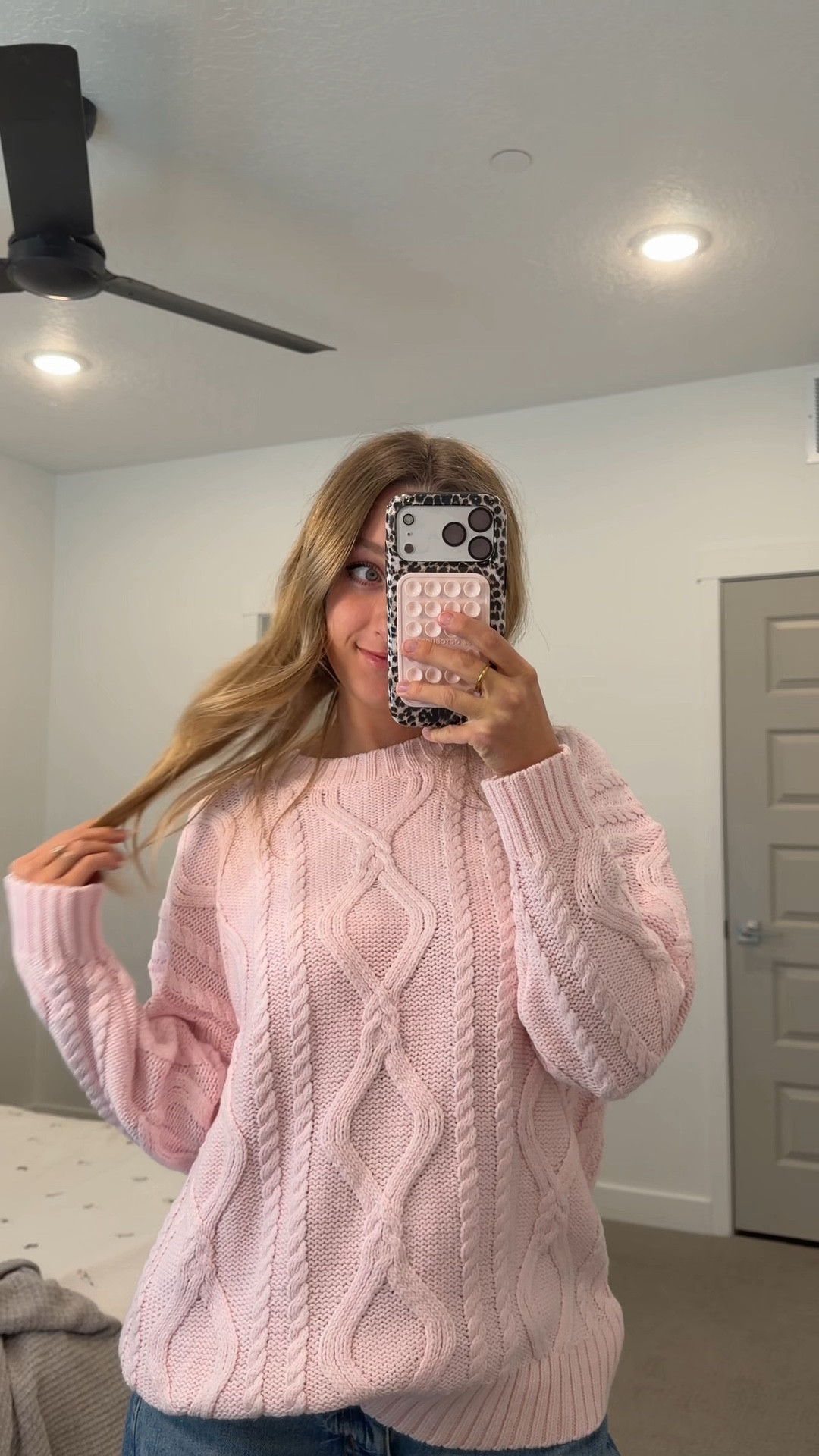 Amazon pink sweater from trendy queen! My favorite Amazon sweater! I’m wearing a size small, true to size! Perfect for Valentine’s Day and early spring! 

#LTKSeasonal #LTKootd #LTKValentine