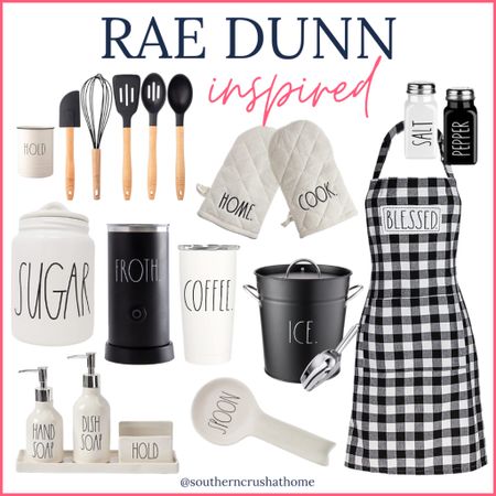 Raise your hand if you’re a Rae Dunn fan! 🙋🏼‍♀️ Shop these cute Rae Dunn kitchen finds on Amazon! 

Amazon home, Amazon finds, Rae Dunn coffee, Rae Dunn decor, Rae Dunn favorites, Rae Dunn finds, home decor finds, kitchen accessories, checkered apron 

#LTKhome #LTKstyletip #LTKunder100