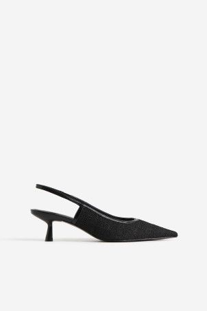 Suede Slingback Pumps | H&M (US + CA)