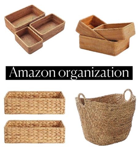 Basket 
Organization 
Amazon #LTKFindsUnder100 #LTKFindsUnder50 #LTKHome