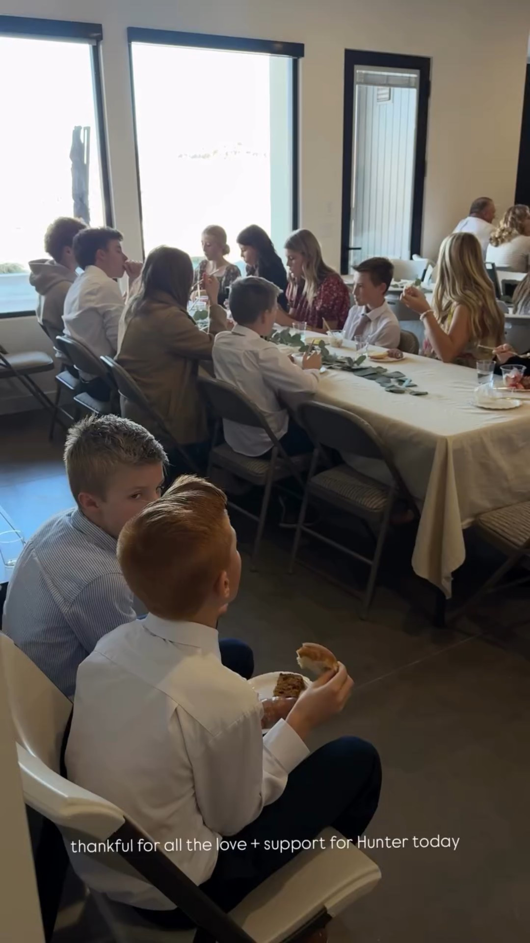 thankful for all the love + support for Hunter today