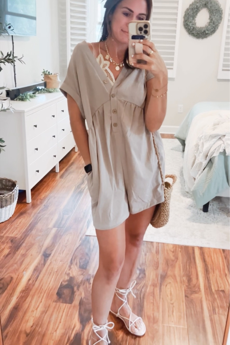 Made so well! Has pockets and functional buttons! Wearing small. 

#amazonromper #amazonfashion #amazonfinds #momstyle 

#LTKstyletip #LTKfamily