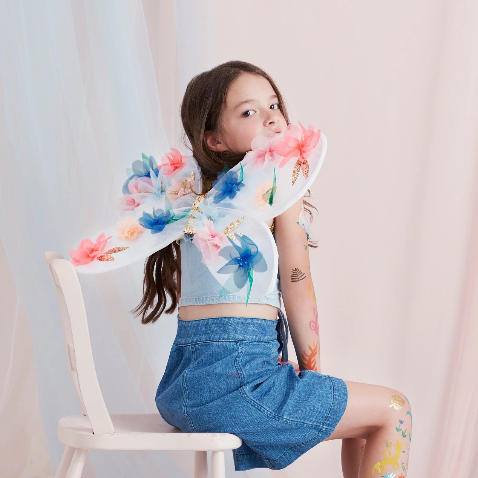 Organza Flower Wings & Wand | Meri Meri