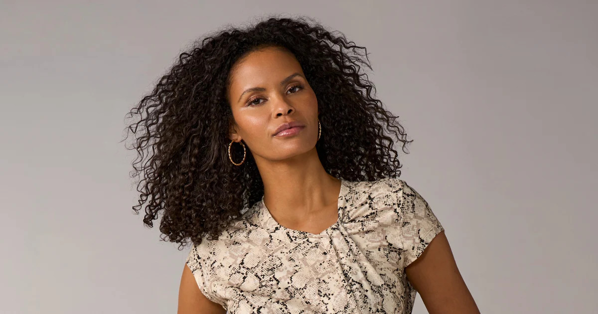 Wide Hem Detail Denim Short - White | Boston Proper | Boston Proper