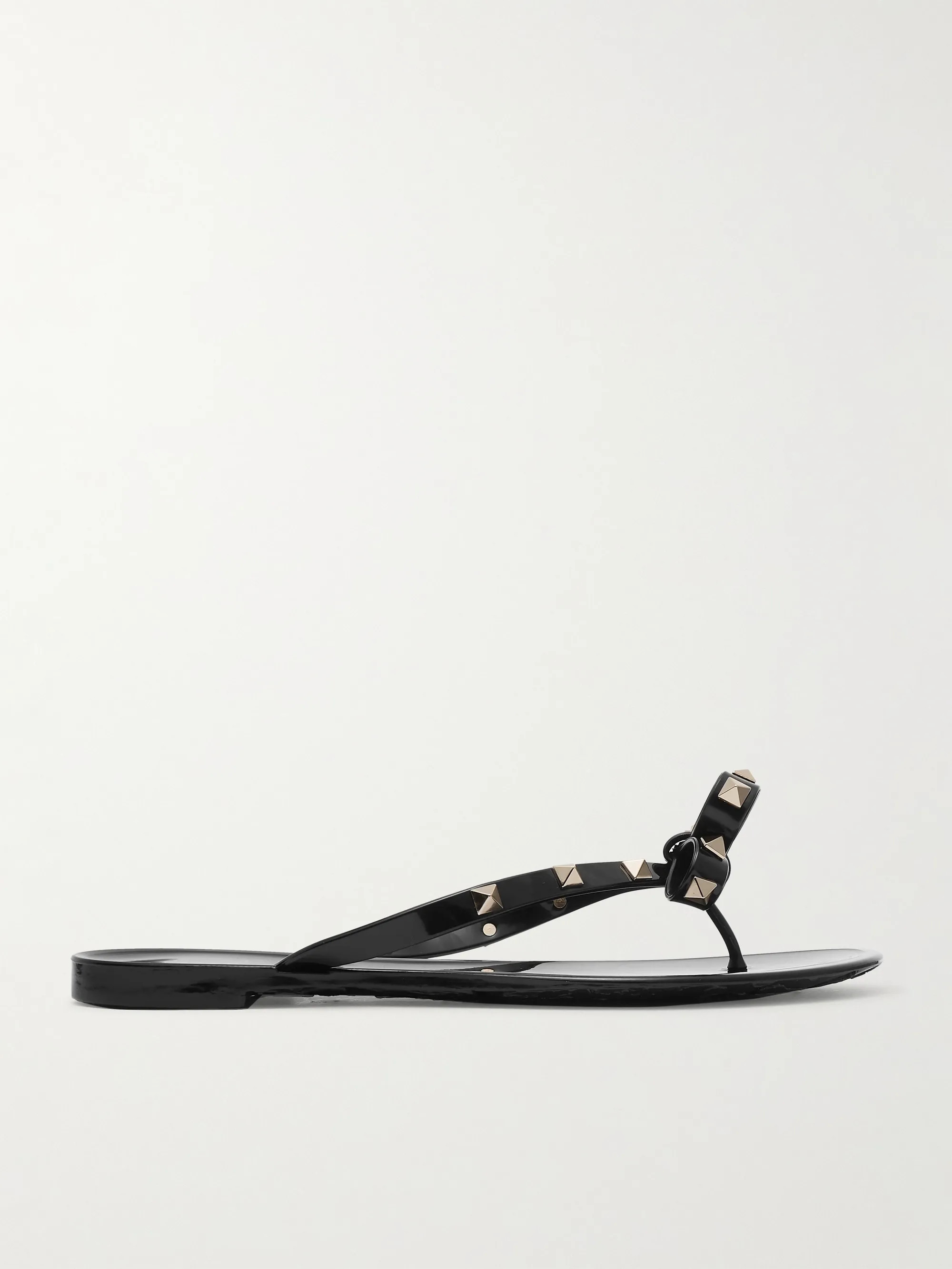 Valentino Garavani The Rockstud rubber flip flops | NET-A-PORTER (US)