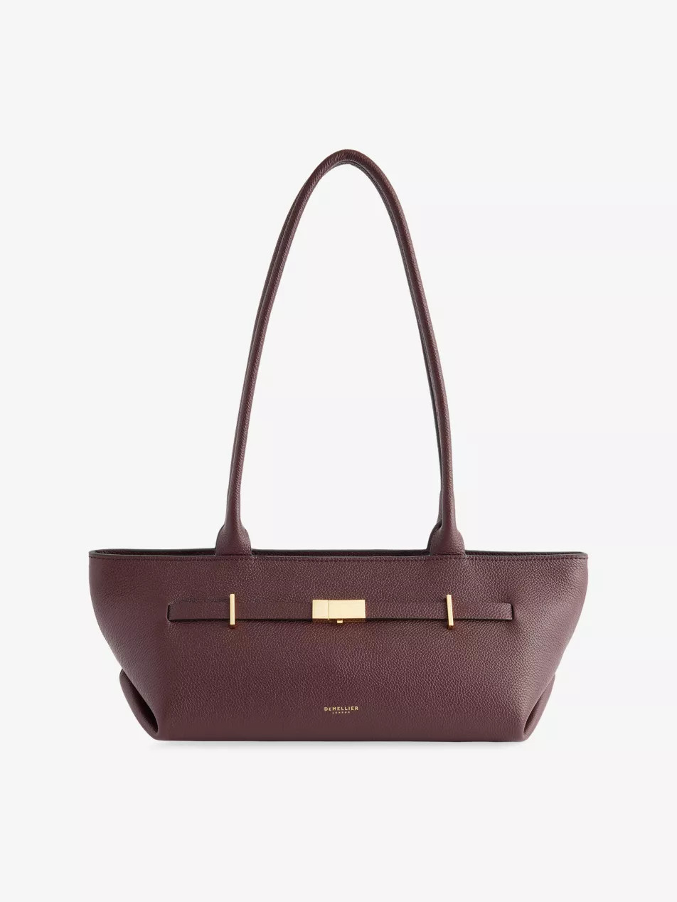 The New York Leather Shoulder Bag | Selfridges