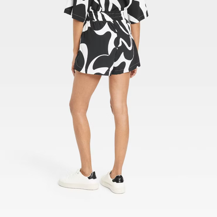 Women's High-Rise Pull-On Crepe Shorts - A New Day™ | Target