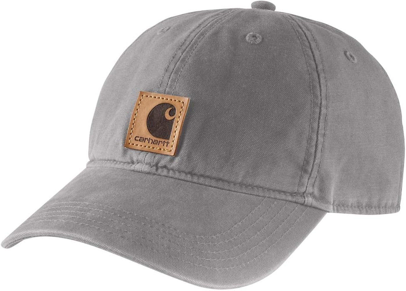 Carhartt Men's Canvas Cap, Asphalt, OFA | Amazon (US)