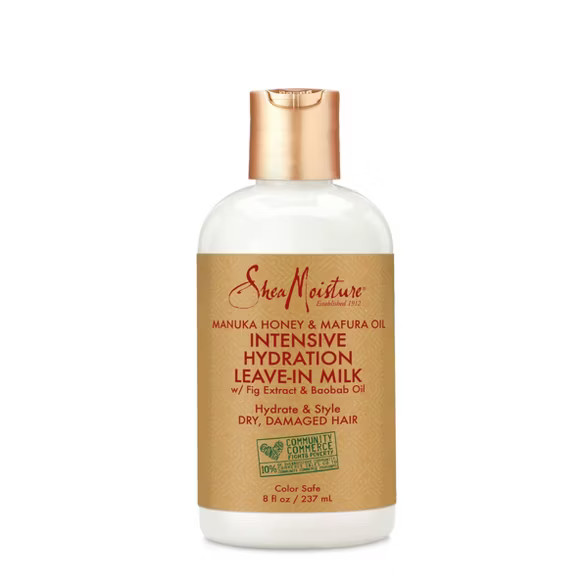 SheaMoisture Manuka Honey & Mafura Oil Intensive Hydration Leave-In Milk - 8 fl oz | Target