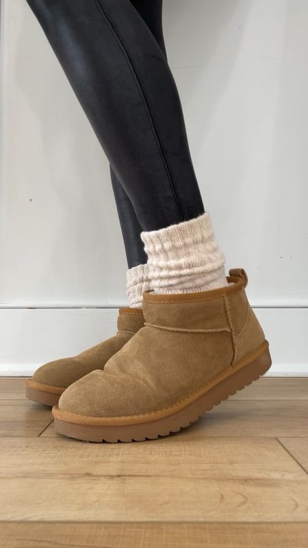 These boot socks are thick and so cozy! They are a scrunch style and come in a pack of 3. There are many color combos to choose from. 
#uggsocks #bootsocks #amazonfashion #boots 

#LTKVideo #LTKsalealert #LTKstyletip
