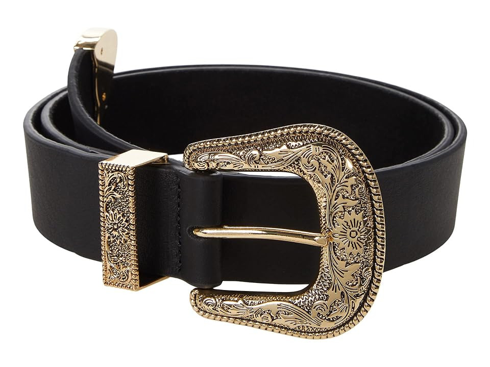 B-low the Belt Frank (Black/Gold) Women's Belts | Zappos